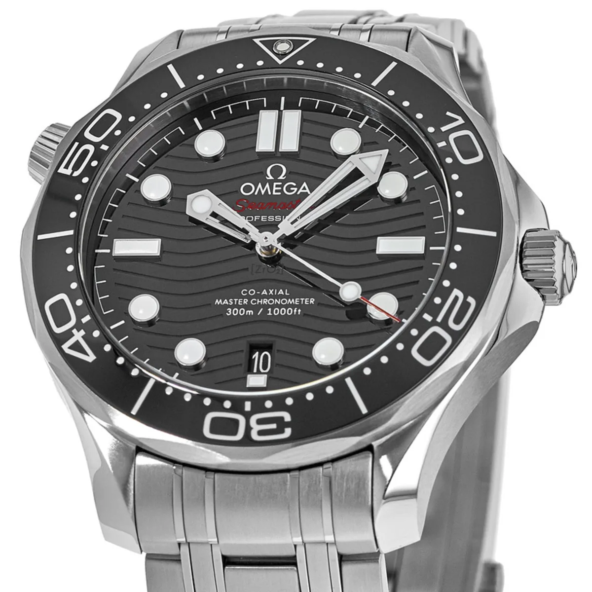 Seamaster Diver 300M Automatic Black Dial Steel Bracelet Men's Watch 210.30.42.20.01.001 - Image 2