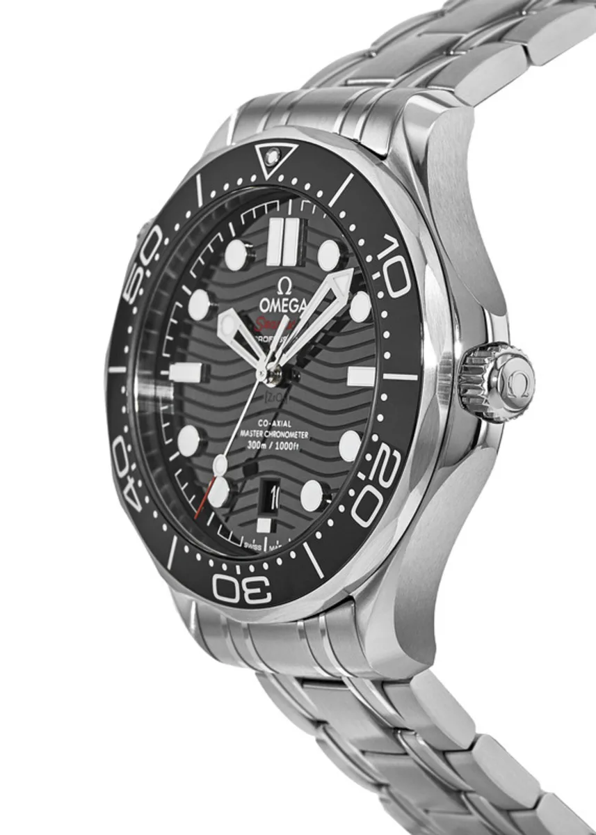 Seamaster Diver 300M Automatic Black Dial Steel Bracelet Men's Watch 210.30.42.20.01.001 - Image 3