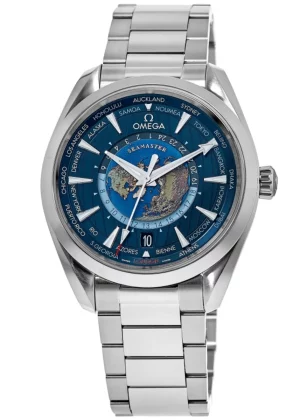 Seamaster Aqua Terra 150M Woldtimer Blue Dial Steel Men's Watch 220.10.43.22.03.001