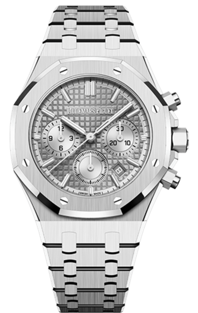 Audemars Piguet Royal Oak Automatic Chronograph Grey Dial Stainless Steel Men's Watch 26715ST.OO.1356ST.02
