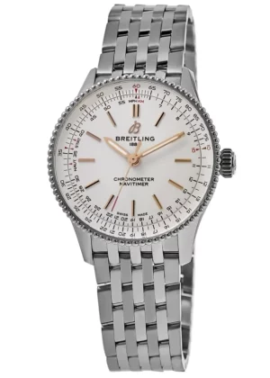 Navitimer Automatic 36 Silver Dial Stainless Steel Women's Watch A17327211G1A1