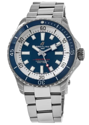 Superocean Automatic 42 Blue Dial Steel Men's Watch A17375E71C1A1