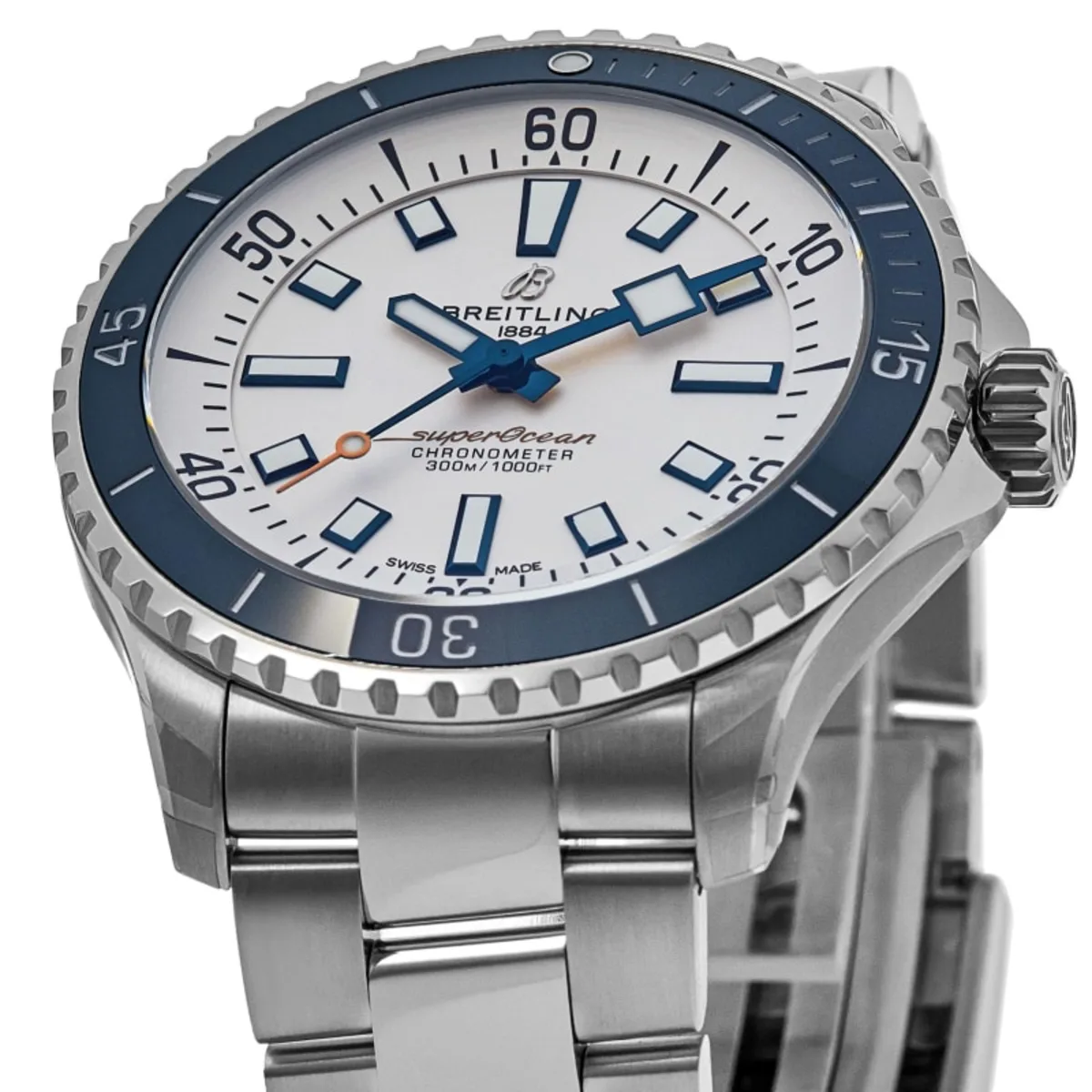 Superocean Automatic 42 Silver Dial Steel Men's Watch A17375E71G1A1 - Image 2