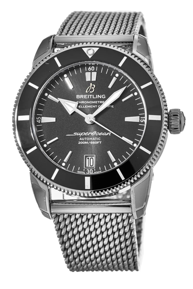 Superocean Heritage Automatic 42 Black Ceramic Stainless Steel Men's Watch AB2010121B1A1
