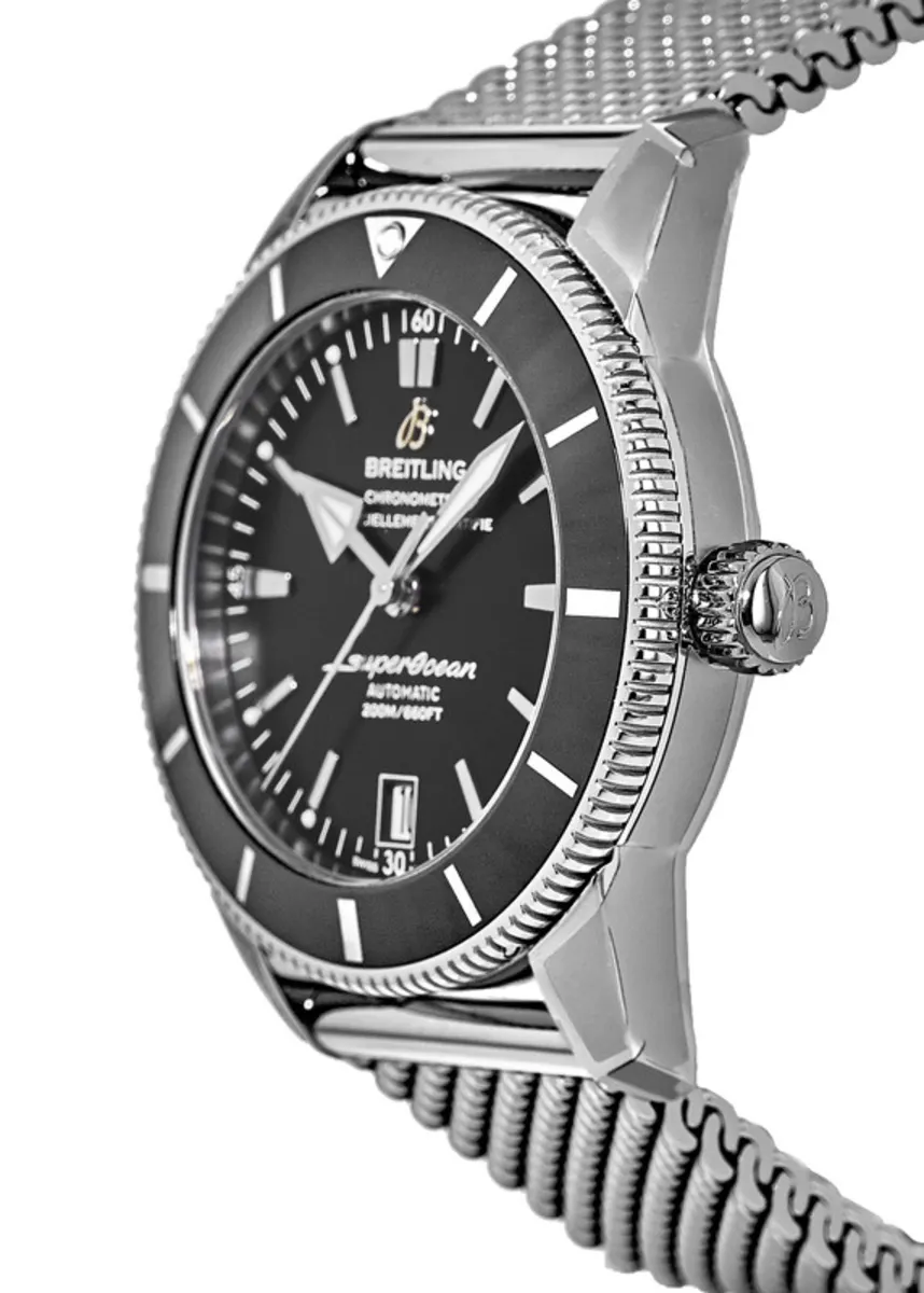 Superocean Heritage Automatic 42 Black Ceramic Stainless Steel Men's Watch AB2010121B1A1 - Image 3