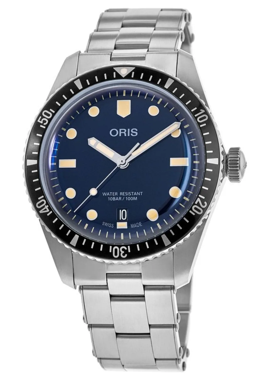 Divers Sixty-Five Blue Dial Stainless Steel Men's Watch 01 733 7707 4055-07 8 20 18
