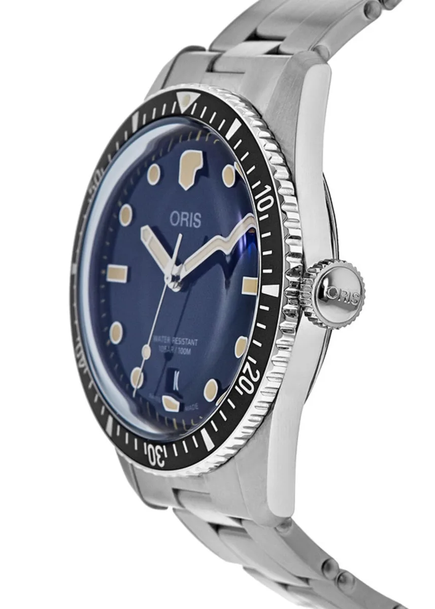 Divers Sixty-Five Blue Dial Stainless Steel Men's Watch 01 733 7707 4055-07 8 20 18 - Image 2
