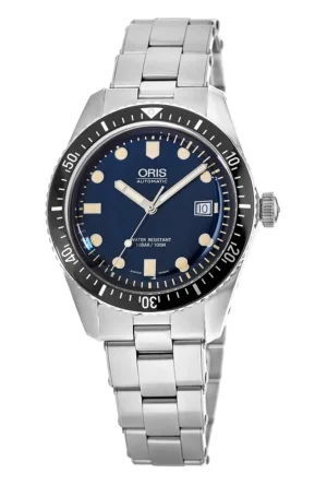 Divers Sixty-Five Blue Dial Stainless Steel Unisex Watch 01 733 7747 4055-07 8 17 18