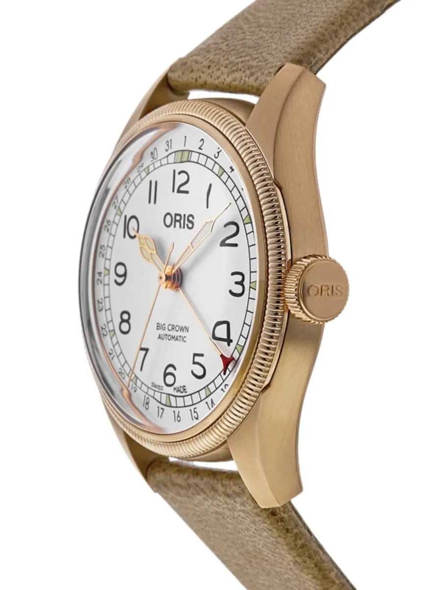 Big Crown Date Father Time Limited Edition Automatic White Dial Leather Strap Men's Watch 01 754 7741 3161-Set - Image 3