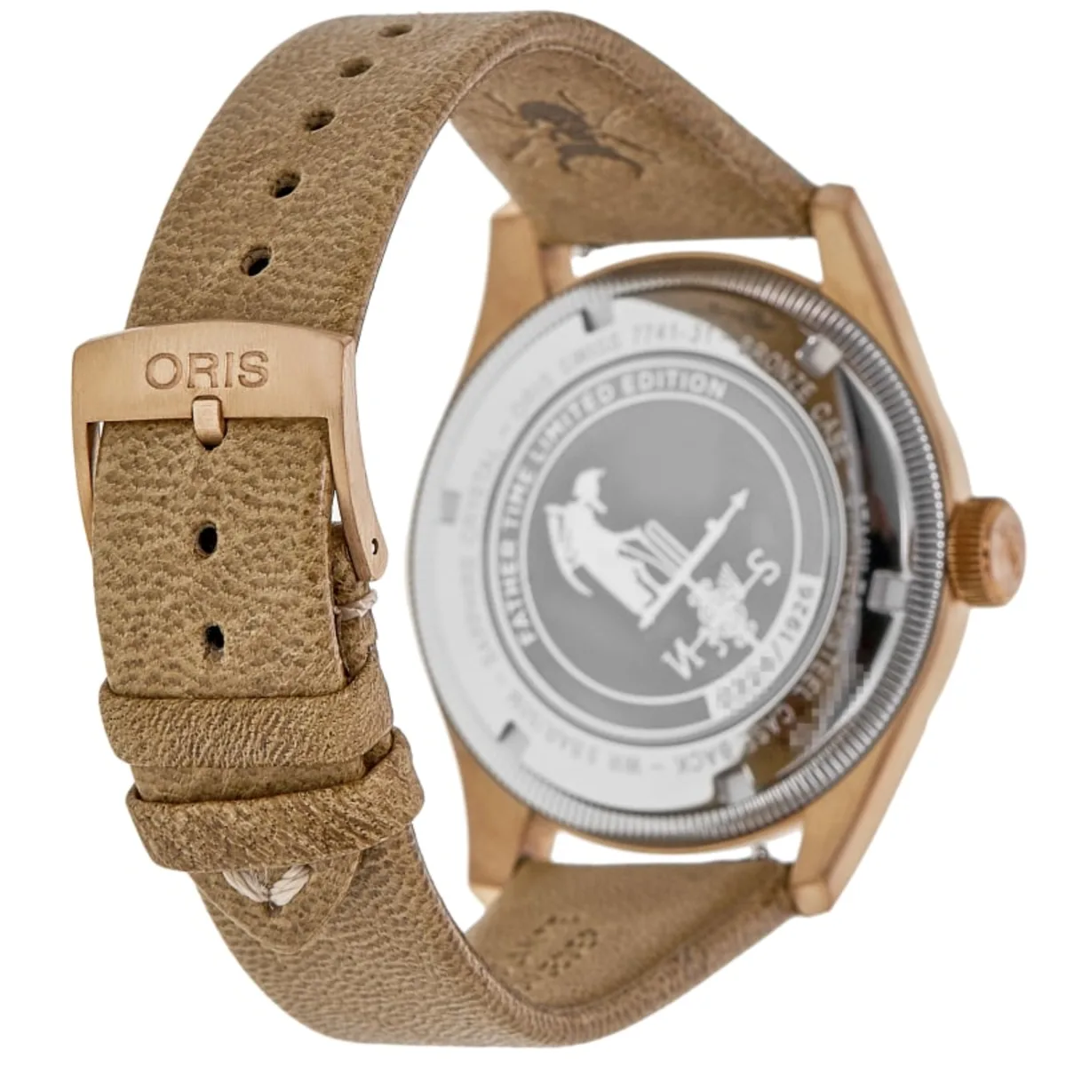 Big Crown Date Father Time Limited Edition Automatic White Dial Leather Strap Men's Watch 01 754 7741 3161-Set - Image 4