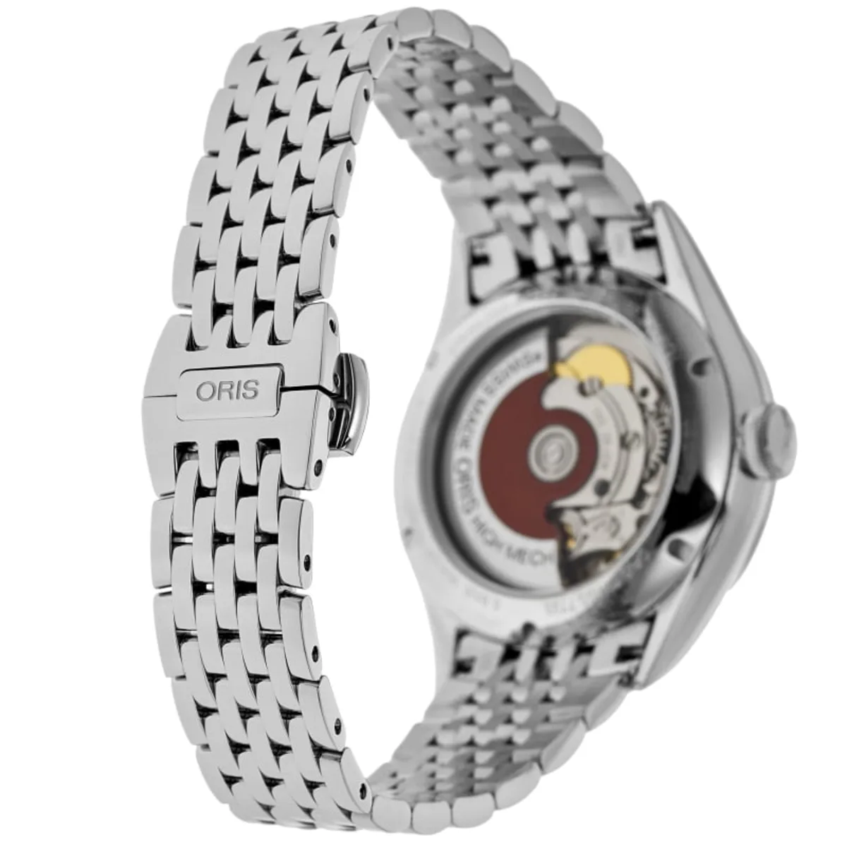 Artelier Grande Lune Date Diamonds Automatic Grey Dial Steel Women's Watch 01 763 7723 4951-07 8 18 79 - Image 4