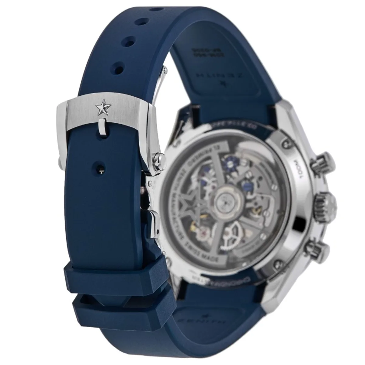 Chronomaster Sport Automatic Chronograph Blue Dial Rubber Strap Men's Watch 03.3114.3600/51.R950 - Image 4
