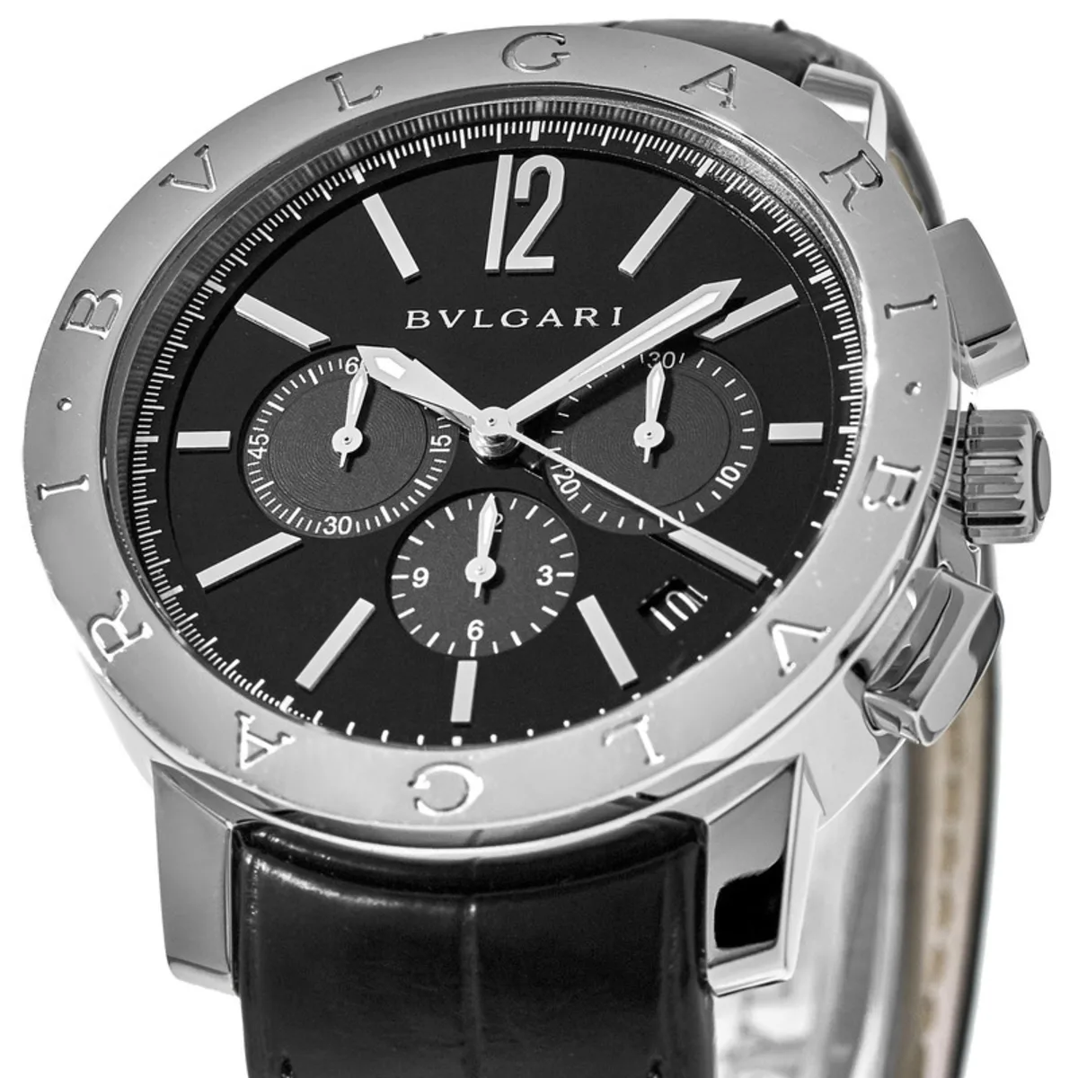 BLVGARI BVLGARI Black Chronograph Automatic Men's Watch 102043 - Image 2