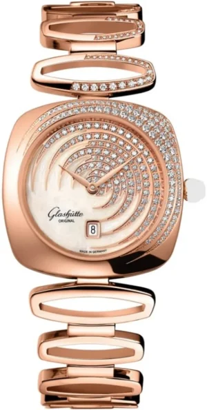 Pavonina Pavonina White Dial Diamond Rose Gold Women's Watch 1-03-01-03-15-11