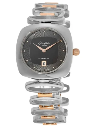 Pavonina Grey Dial Rose Gold and Steel Women's Watch 1-03-01-27-06-14