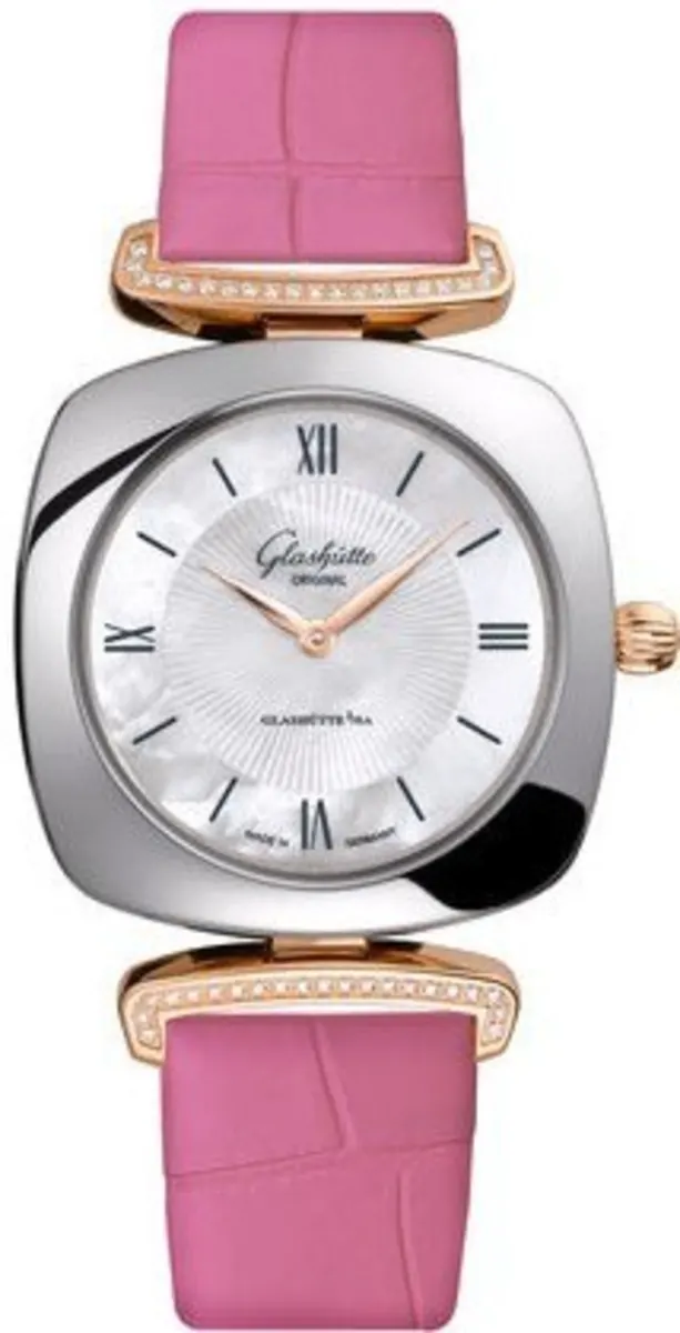 Lady Collection Pavonina Mother of Pearl Dial Pink Leather Strap Women's Watch 1-03-02-05-16-31