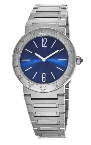 Bulgari Blue Dial Steel Women's Watch 103201