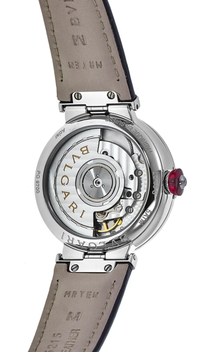 Lvcea Black Diamond Dial Leather Strap Women's Watch 103503 - Image 2