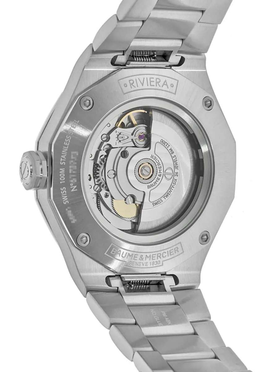 Riviera Automatic Blue Dial Steel Men's Watch 10620 - Image 4