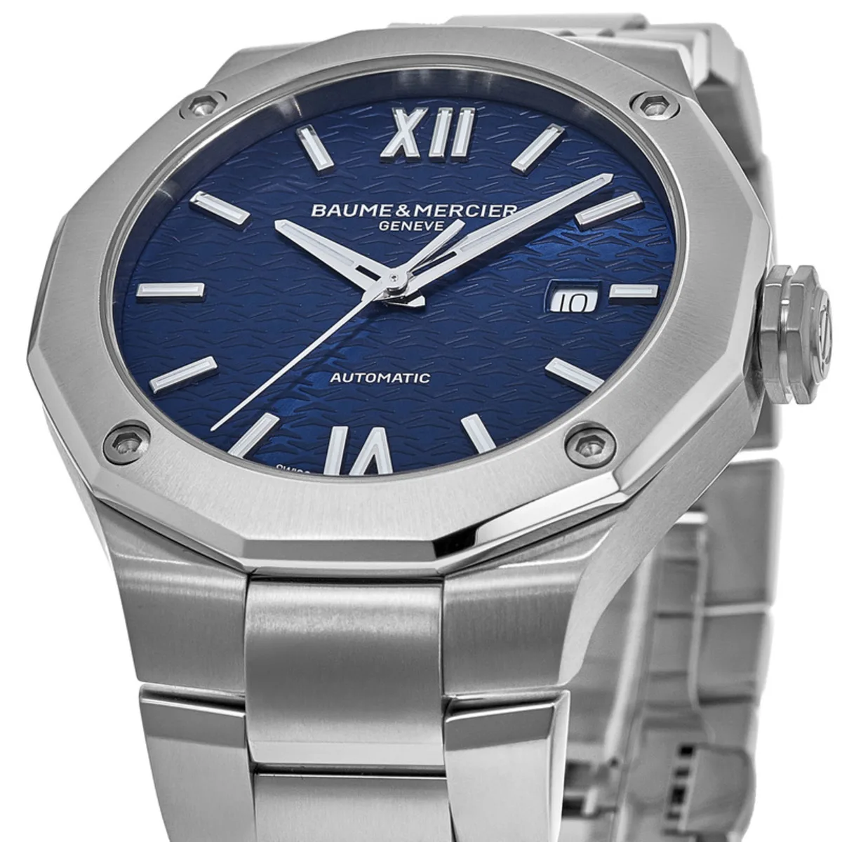 Riviera Automatic Blue Dial Steel Men's Watch 10620 - Image 2