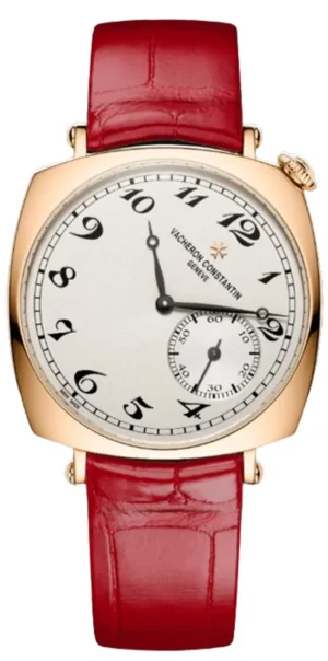 Historiques American 1921 Manual Winding White Dial 18K Rose Gold Red Leather Strap Women's Watch 1100S/000R-B430