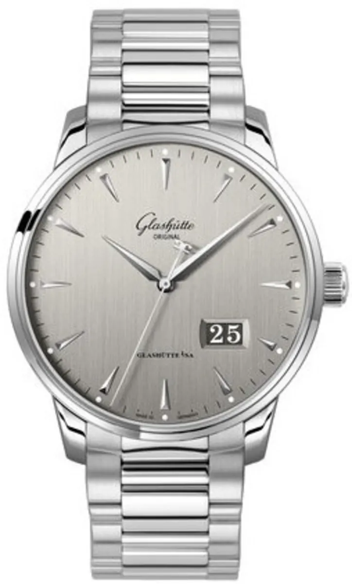 Senator Excellence Panorama Date Silver Dial Stainless Steel Men's Watch 1-36-03-03-02-70