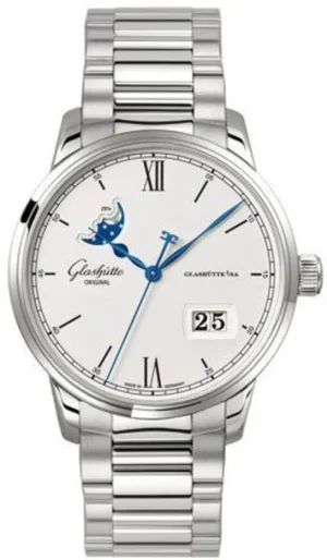 Senator Excellence Panorama Date Moonphase Silver Dial Stainless Steel Men's Watch 1-36-04-01-02-70