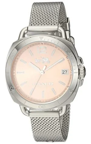 Perry Quartz Rose Dial Steel Women's Watch 14502635