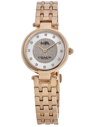Park Silver Dial Rose Gold Tone Steel Women's Watch 14503736