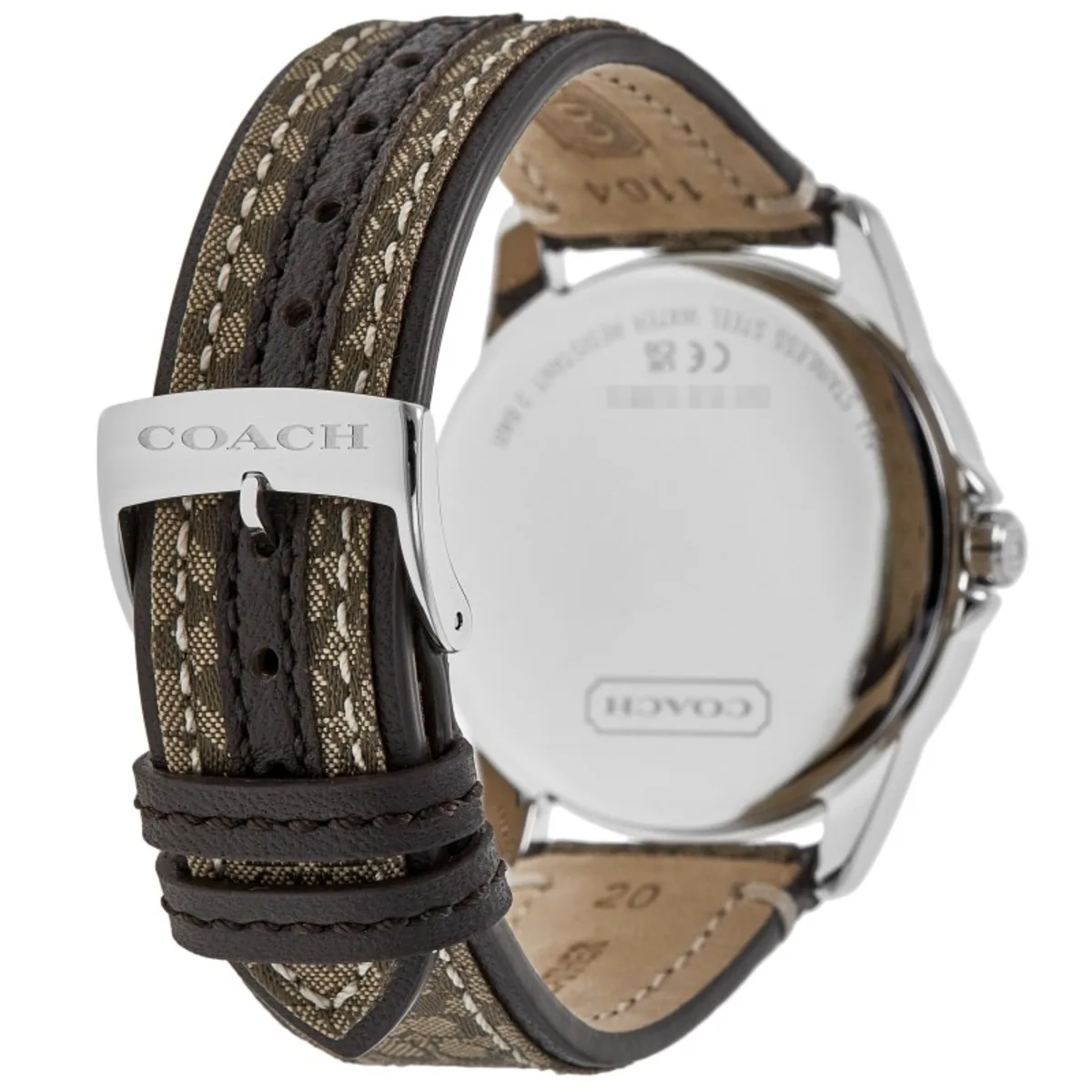 Classic Signature Silver Dial Fabric Strap Women's Watch 14601506 - Image 4