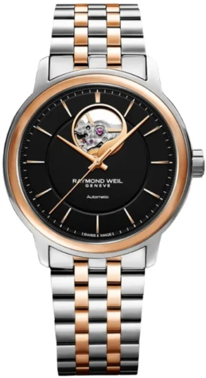 Maestro Automatic Black Dial Two-tone Steel Men's Watch 2227-SP5-20021