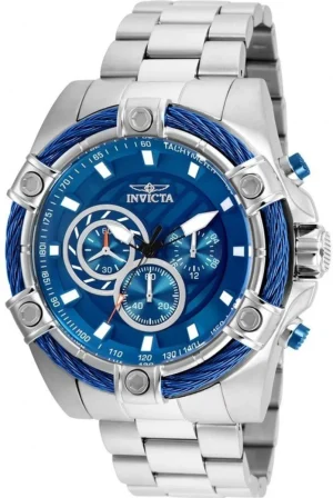 Speedway Blue Dial Steel Men's Watch 25513
