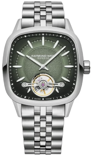 Freelancer Automatic Green Dial Steel Men's Watch 2790-ST-52051