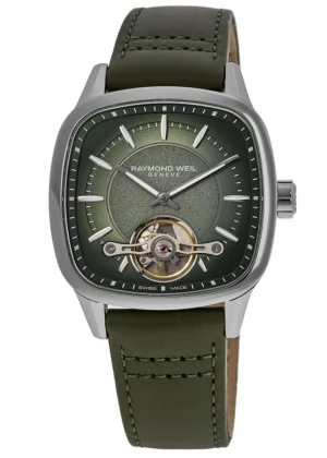 Freelancer Automatic Green Dial Leather Strap Men's Watch 2790-STC-52051