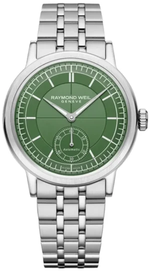 Millesime Automatic Small Seconds Green Dial Steel Men's Watch 2930-ST-52001
