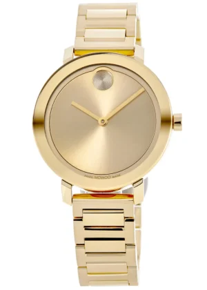 Bold Evolution Gold Dial Gold Steel Women's Watch 3600822