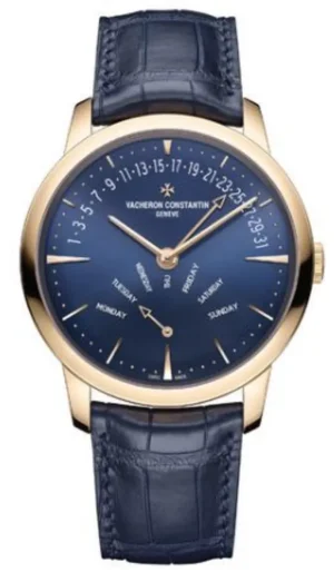 Patrimony Retrograde Day-Date Automatic Blue Dial Men's Watch 4000U/000R-B516