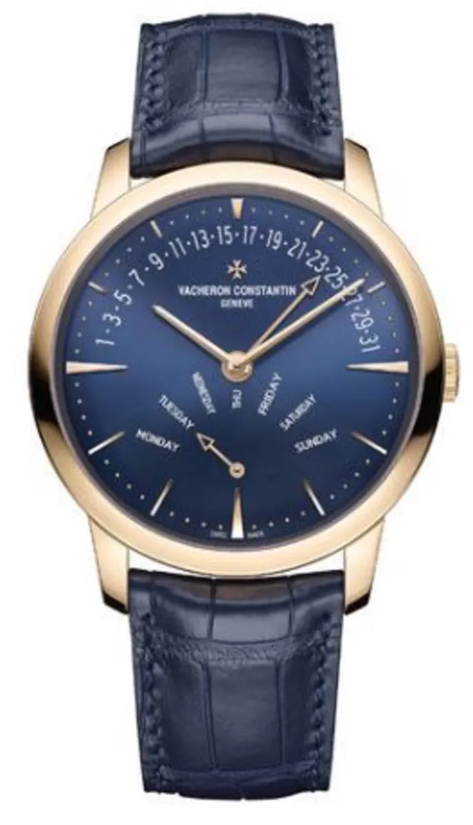 Patrimony Retrograde Day-Date Automatic Blue Dial Men's Watch 4000U/000R-B516