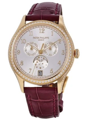 Complications Silver Sunburst Dial 18K Rose Gold Automatic Women's Watch 4947R