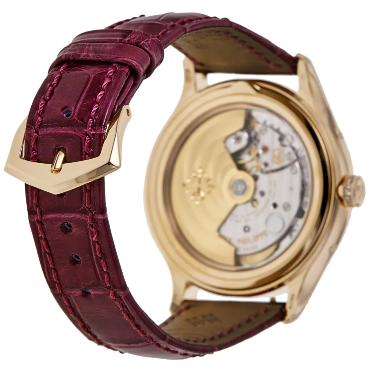 Complications Silver Sunburst Dial 18K Rose Gold Automatic Women's Watch 4947R - Image 4