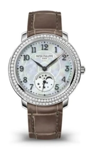 Complications Mother of Pearl Dial Leather Strap Women's Watch 4968G-010