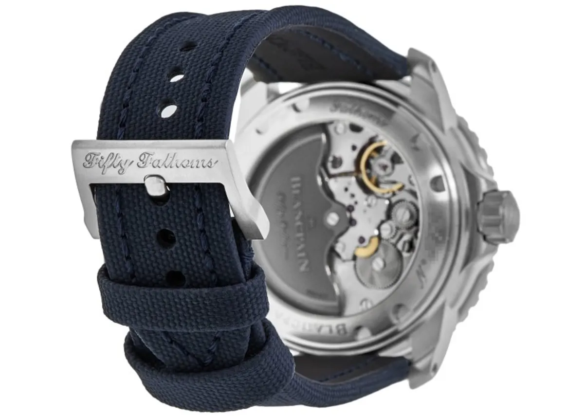 Fifty Fathoms Automatic Blue Dial Titanium Men's Watch 5015-12B40-O52A - Image 4