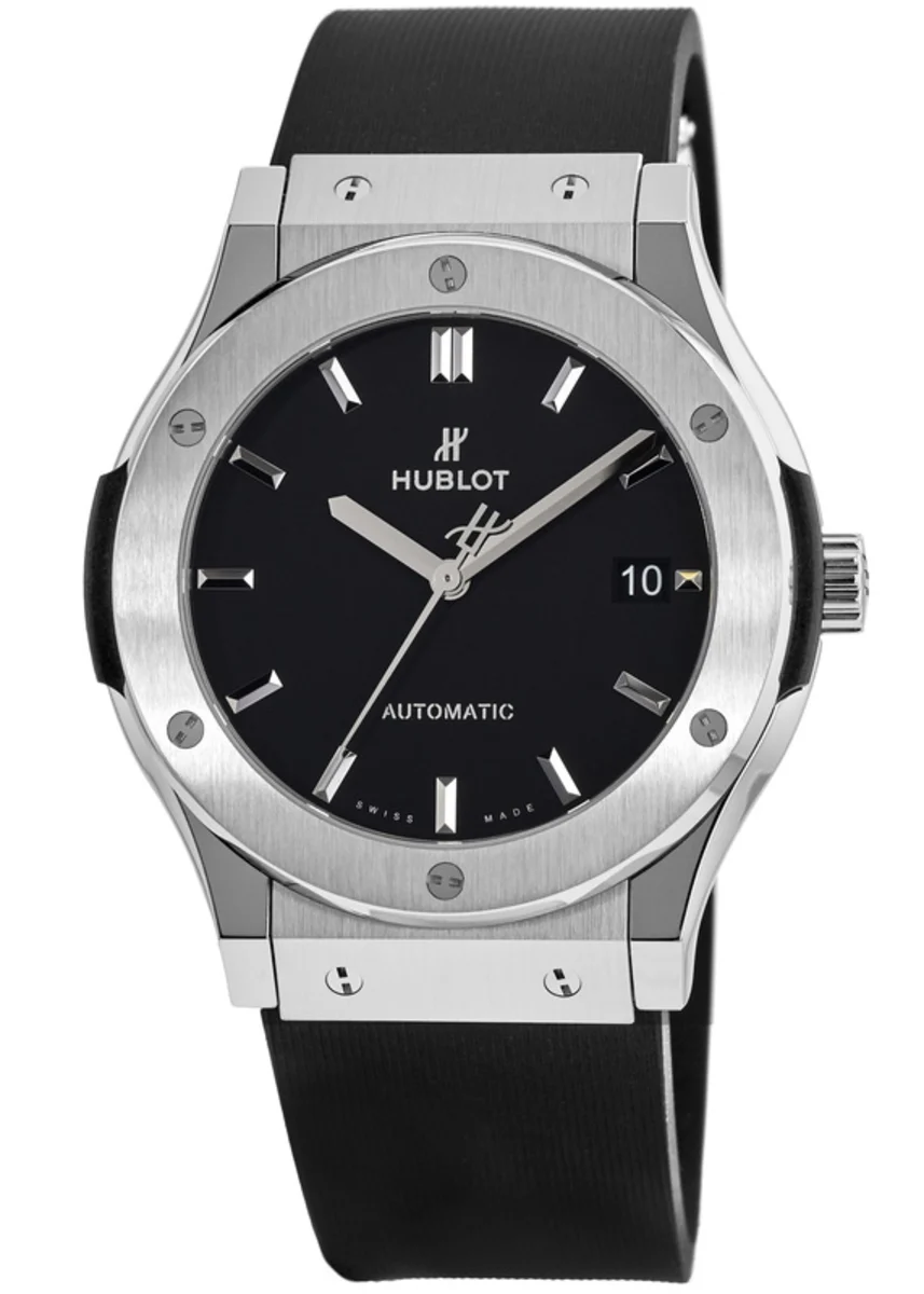 Classic Fusion Automatic 45mm Black Dial Titanium Men's Watch 511.NX.1171.RX