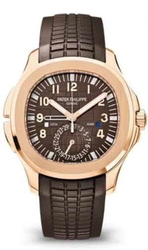 Aquanaut Brown Dial Tropical Composite Strap Men's Watch 5164R-001