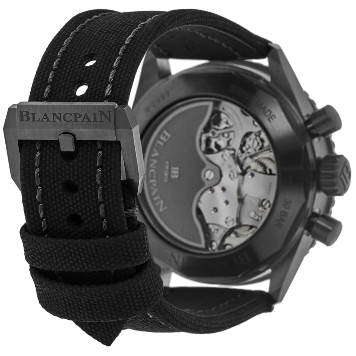 Fifty Fathoms Bathyscaphe Flyback Green Chronograph Dial Ceramic Men's Watch 5200-0153-B52A - Image 4