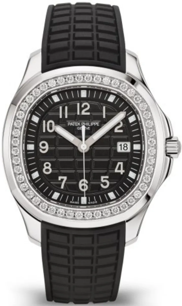 Aquanaut Black Dial Diamond Bezel Stainless Steel Unisex Watch 5267/200A-001
