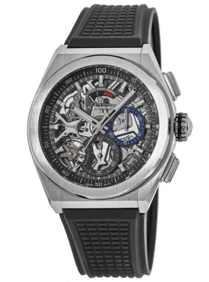Defy El Primero 21 Automatic Chronograph Skeleton Dial Titanium Men's Watch 95.9000.9004/78.R782