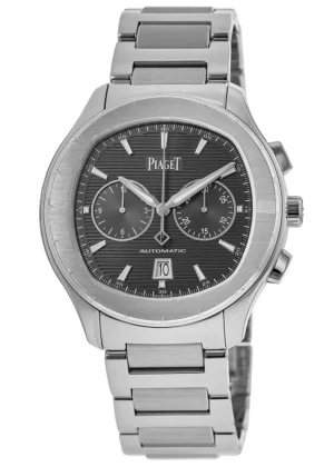 Polo S Automatic Chronograph Grey Dial Steel Men's Watch G0A42005