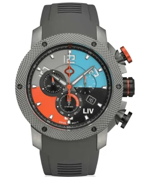 Genesis GX1 Quad Elements Silicone Strap Swiss Men's Watch GX1QR