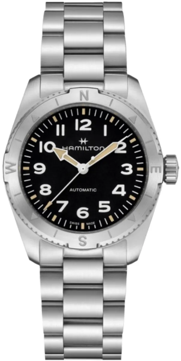 Khaki Field Expedition Auto Black Dial Steel Men's Watch H70225130